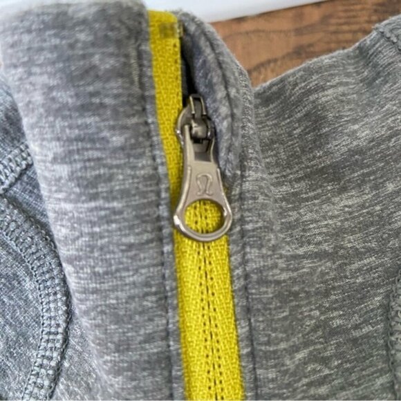 Lululemon Race Your Pace 1/2 ZipHeathered Slate size 12 - Picture 5 of 11